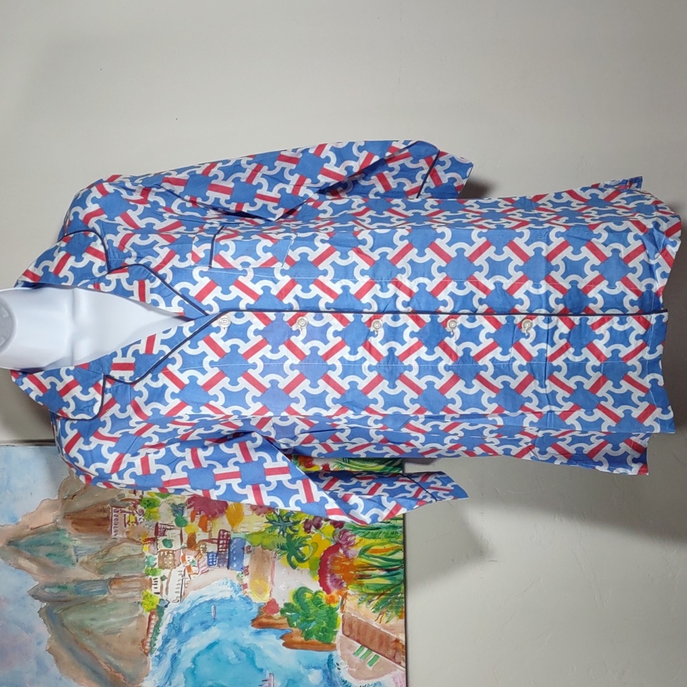 Malabar Bay Cotton Print Sleep Shirt